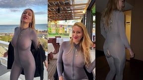 compilation sexy de cette seconde partie au cap d agde mon catsuit a eu ...