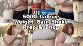 5000 Calorie Weight Gain Shake Prep and Chug