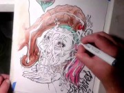 "High Brow Art" Hot cum catcher turned into a true masterpiece. Music by: CeehDeeh