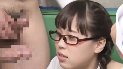 JAV Teen Curious about Boys gets Multiple Facials and Fucked in Classroom