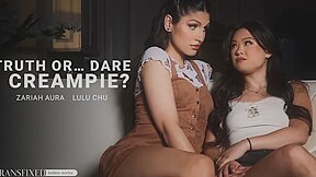 Truth Or... Dare I Creampie? - Lulu Chu And Zariah Aura