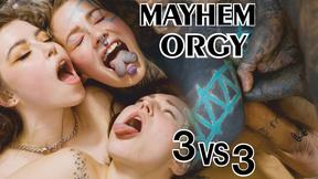 ”Anuskatzz Get double fucked & Finished Of With Some Nice Facial Over All 3 Girls”