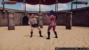 Jerle VS Lucifera (Naked Fighter 3D)