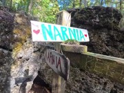 Hiking and Fucking in Narnia!