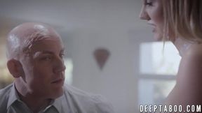 Brett Rossi seduces her boss & takes his fat cock in every position imaginable