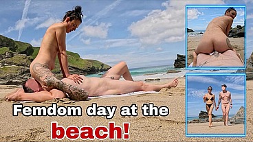 Training Zero Femdom Day at the Beach