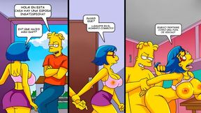 The Simpsons: Bart Fucks His Best Friend Milhouses Stepmother [eng Sub]