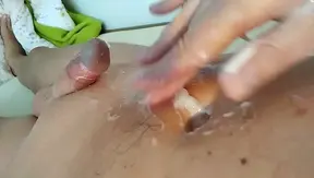 Slow Stroke Serenity: Cum Drips Into Belly Button Bliss — Pure Gay Ecstasy