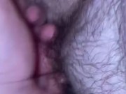MTF pussy rubbing. Creamy orgasm