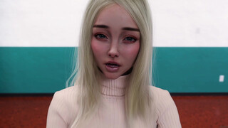 Being A DIK #244 - Virginal Big-titted Blond Virgin Pleads Me Not To Be Rampant At Her