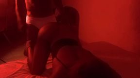 Sex Under the Red Light in the club
