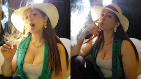 Lowcut top, cute hat and great light - what more could you want?