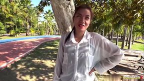 JohnTronX- picked up inoccent Asian Teen and end up creampie her in my room