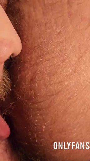 Must-share moment from &quot;Muscle bear getting his hairy hole eaten by his tattooed straight bro&quot;
