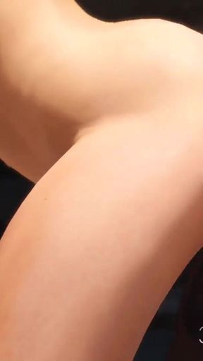 Fucking machine. Horny sexy slave gets fucked by a black big cock