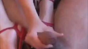 My wife gave me a fantastic OMG footjob in front of a camera