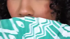 Black beauty with small boobs enjoys naughty fun with MATURE BABE