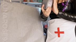 Many POV Latex Nurse Luna is by herself in the medical clinic and finds some tape and decided to get naughty in the medical chair while tape gagged! Listen to me gag talk and moan through the tape and finger myself and dildo fuck myself as well