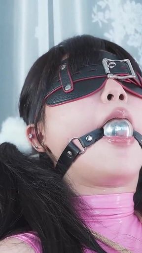 Ms17-use Duct Tape to Gag the Girl and Make Her Struggle