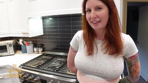In Step-momma's Kitchen with Harley