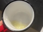 super huge load on a mug