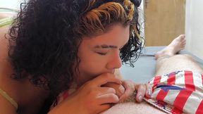 enchedo o cuzinho da sofie de porra