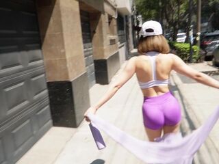 I went through Mexico City with my friend Jocessita and I busted her ass with my big cock