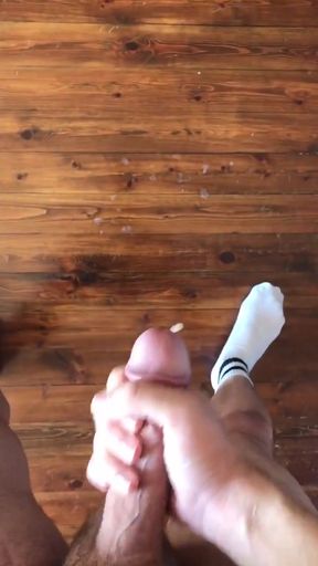 Powerful moment from &quot;legs and stockings and big cum&quot;