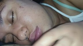 CREAMPIE IN HER MOUTH, SHE EAGERLY WAITS FOR ALL THE HOT CUM