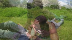 Popping my foot worship cherry!