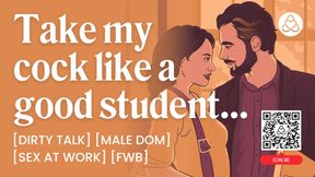 ASMR Audio Porn: Male Dom Teacher Fucks His Submissive Student At Work - Erotic Audio for Women