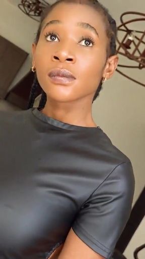 Emotional moment from &quot;Shy Busty African Hottie Gets A Taste Of The Real American Dream&quot;