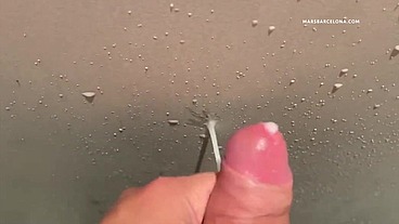 Gay cruising in the gym shower with cumshots