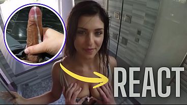 React: POVD - Gorgeous Leah Gotti fucked and facialed after shower