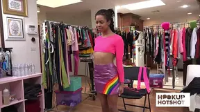 BTS - Beauty Kira Noir Accepts Teased And Undressed Backstage!