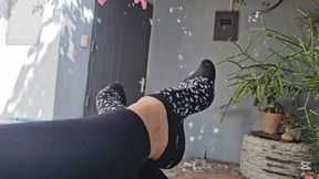 Milah Highly Arched Feet in sexy socks