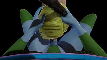 Dbz futa on blonde female