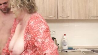 INSATIABLE STEPMOM MEGINA SUCKS OFF HER STEPSONS MONSTROUS COCK IN EPIC DEPTH THROATING SESSION!
