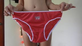New Panties Try on/teasing/modeling