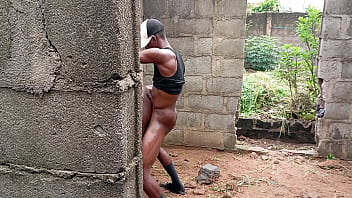 A fat chubby guy seen fuck by homeless guy in an uncompleted building. Full video on my membership join and subscribe
