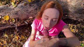 Outdoor Fuck for Cute Stranger Girl