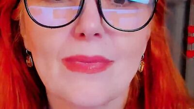 Watch this hot and curvy redhead play the role of a mature cougar in Erotic Games with her big tits and natural beauty