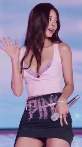 K-pop star on stage