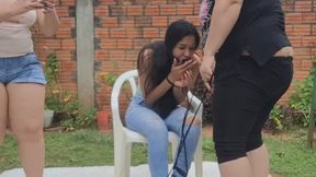 Skinny girl bondage - this is going to get good