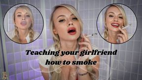 Teaching your girl how to smoke