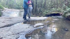 Pretty Indian Couple Making Love in River Side - Desi Outdoor Sex - Risky Sex