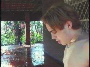 Pounding him from behind so he cums