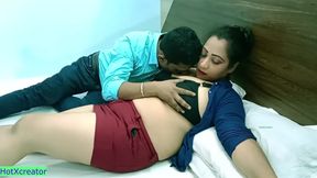 Indian hot Madam fucking with office boy!