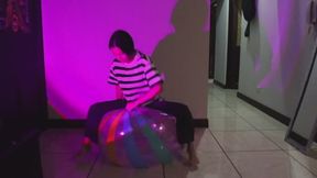 Akina deflates beach ball copy