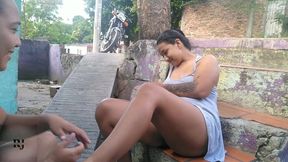 me encanta que me coman la vagina en publico